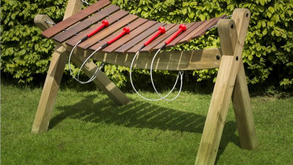 Akadinda Outdoor Music Instrument (instrument only; view 1)