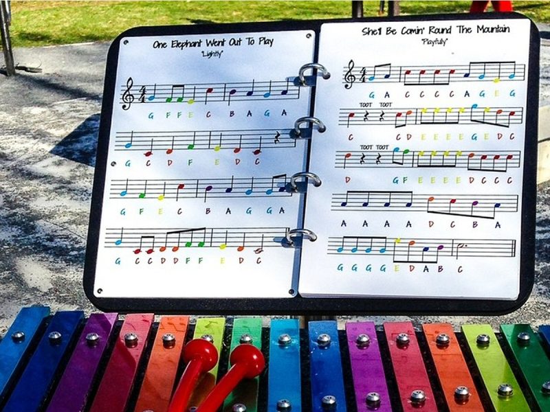 Capella Outdoor Music Instrument (instrument only with attached music book)