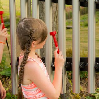 Percussion Play Alto Diatonic Freechimes C4-C5 (2 girls playing)