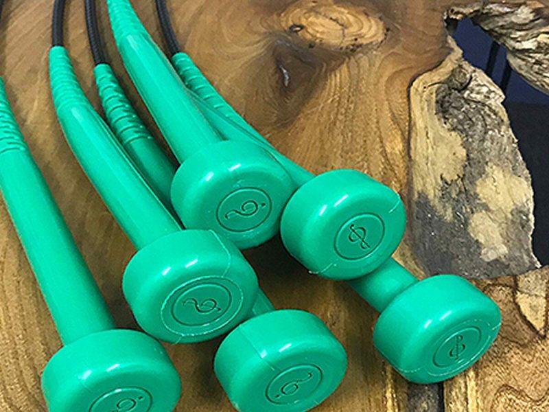 Percussion Play Part Replacement Loose / Tethered Mallets - Tethered Small Alpine Green