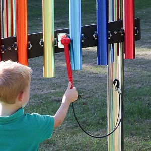 Percussion Play Rainbow Chimes Pentatonic C5-C6 (little boy playing)
